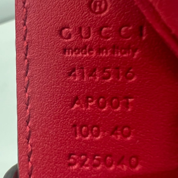 Red  Gucci belt - Picture 5 of 5